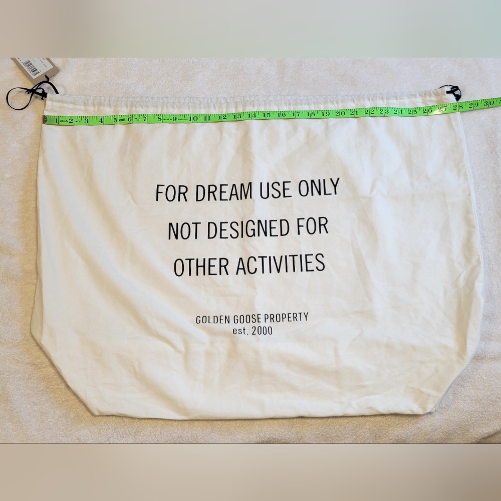 Golden Goose Extra Large Cream Color Dust Bag, NWT (28"x21") - Picture 3 of 8